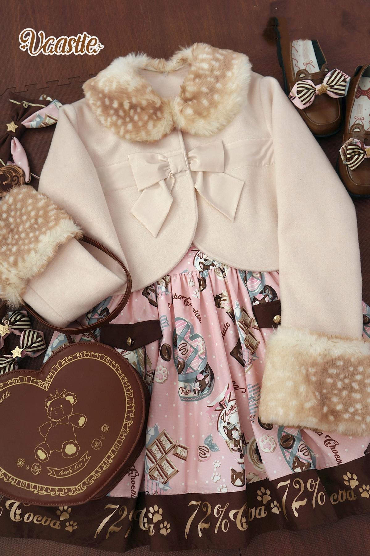 Vcastle - Winter Lolita Coat Short Wool Coat