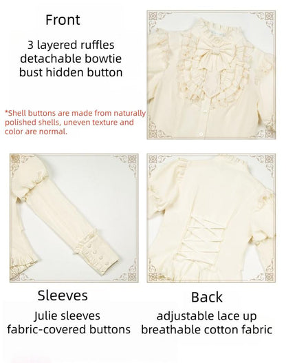 With PUJI - Berlin Souvenir - Plaid Preppy Style Lolita Bust Supporting JSK Outfit