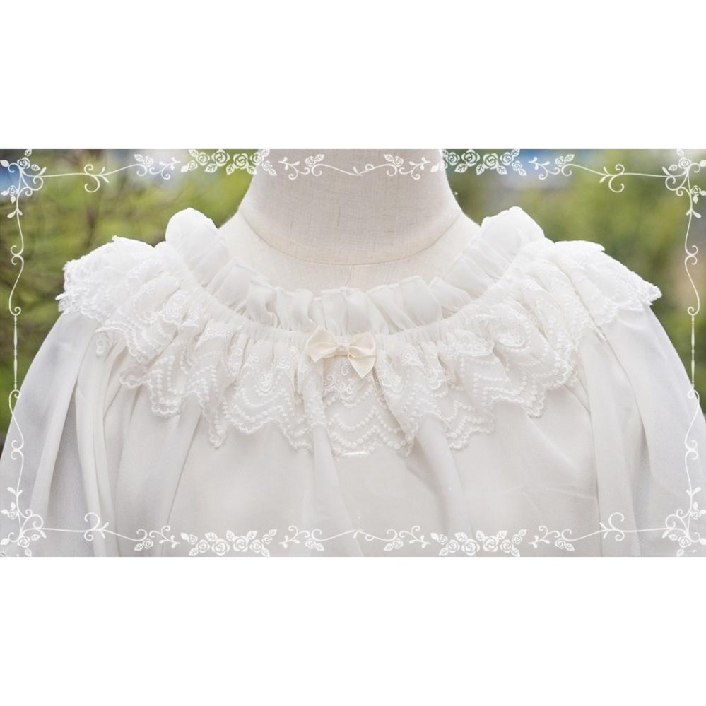 Tiny Garden - Retro Summer Chiffon Lolita Shirt