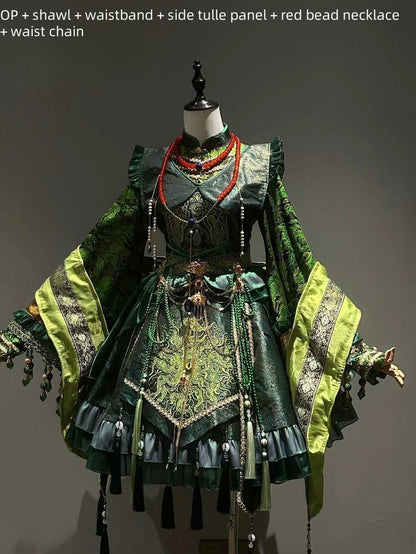 Your Highness - Baimu Ji - Gothic Lolita Dress Chinese Style OP with Terror Element