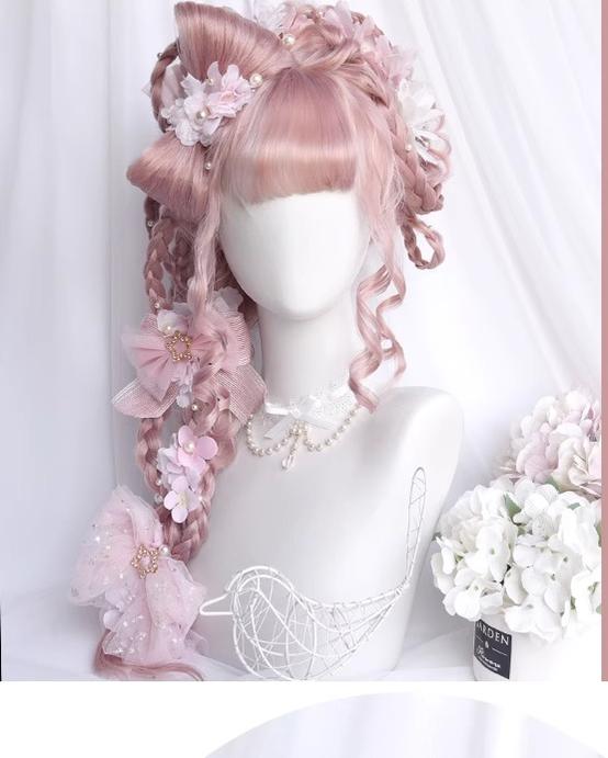 Sinwavy - Waltz - Elegant Lolita Long Curly Wig Multicolors