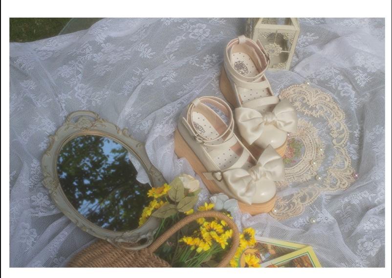 MODO - Multicolors Sweet Lolita Bow Platform Shoes