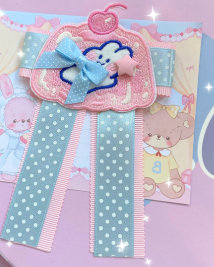 Bear Doll - 1000SE - Lolita Sweet Corsage Hair Clip Pin Accessories