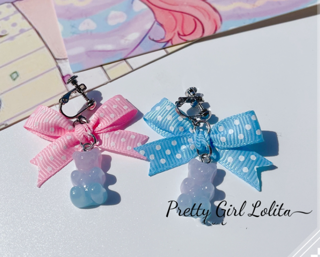 Pretty Girl Lolita - Sweet Lolita Pink-blue Accessories