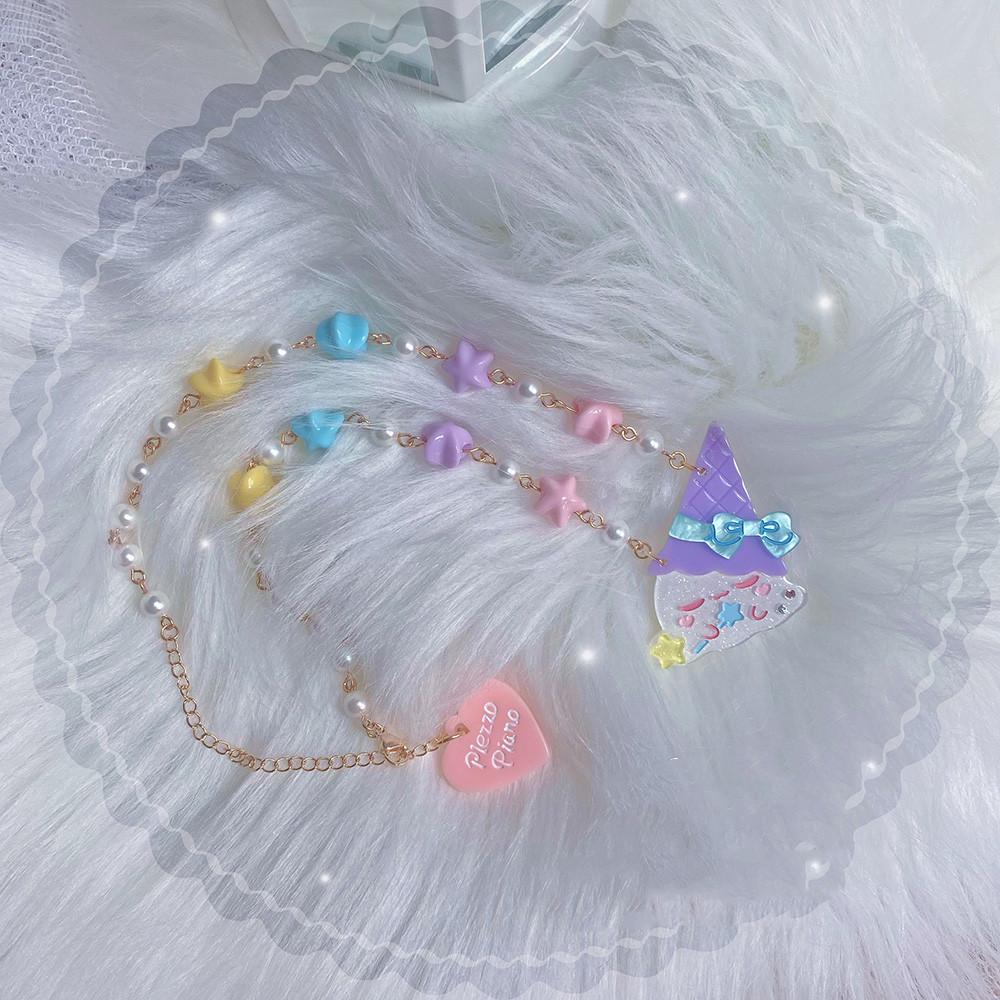 Halloween Alice - Halloween Ice Cream Sweet Short Necklace