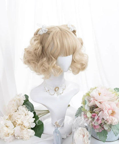 Alicegarden - Kawaii Casual Lolita Blonde Curly Wig