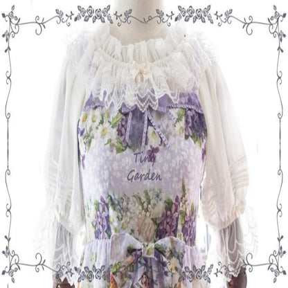 Tiny Garden - Retro Summer Chiffon Lolita Shirt