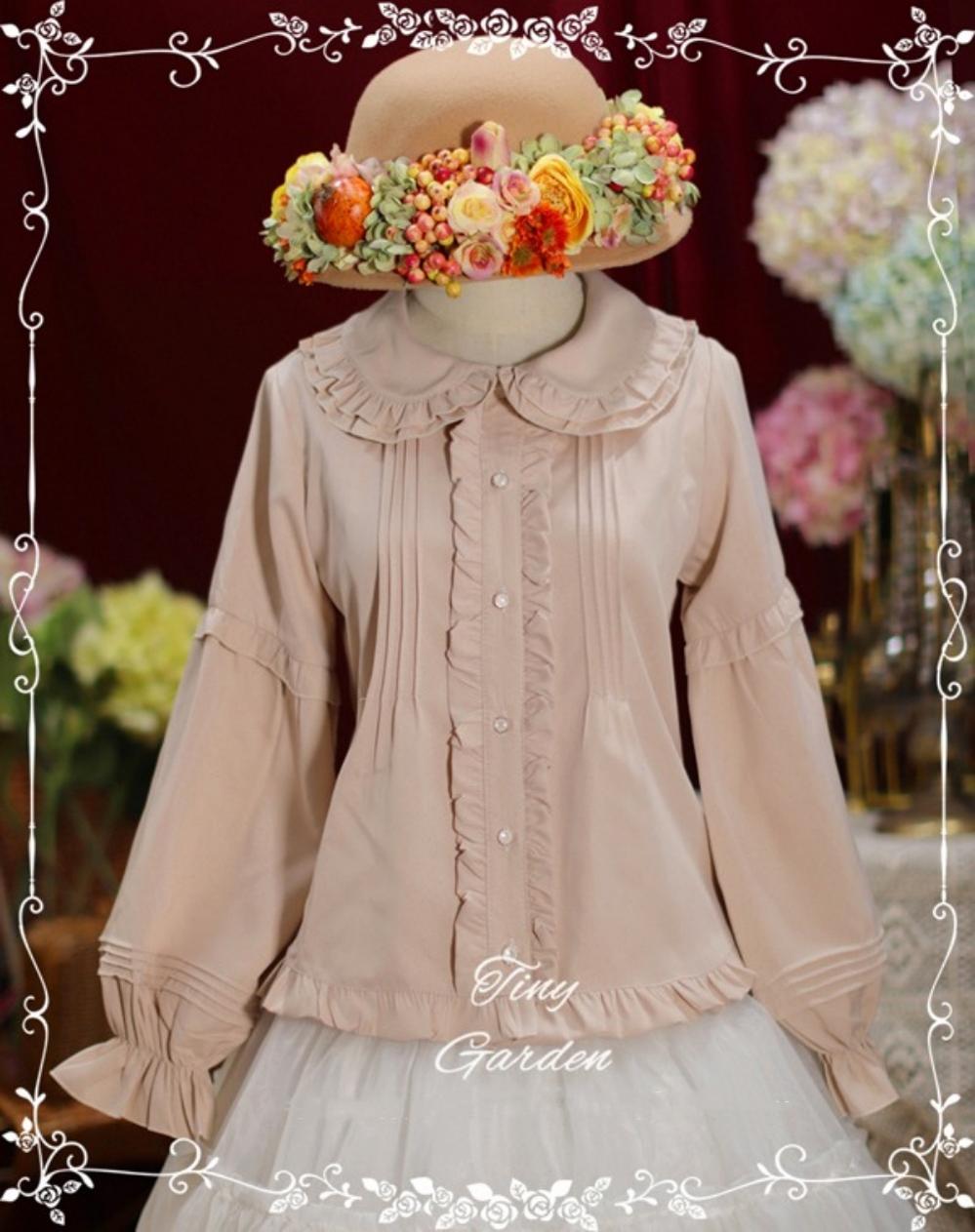 Tiny garden - Cute Lolita Blouse Long Sleeve Lolita Shirt