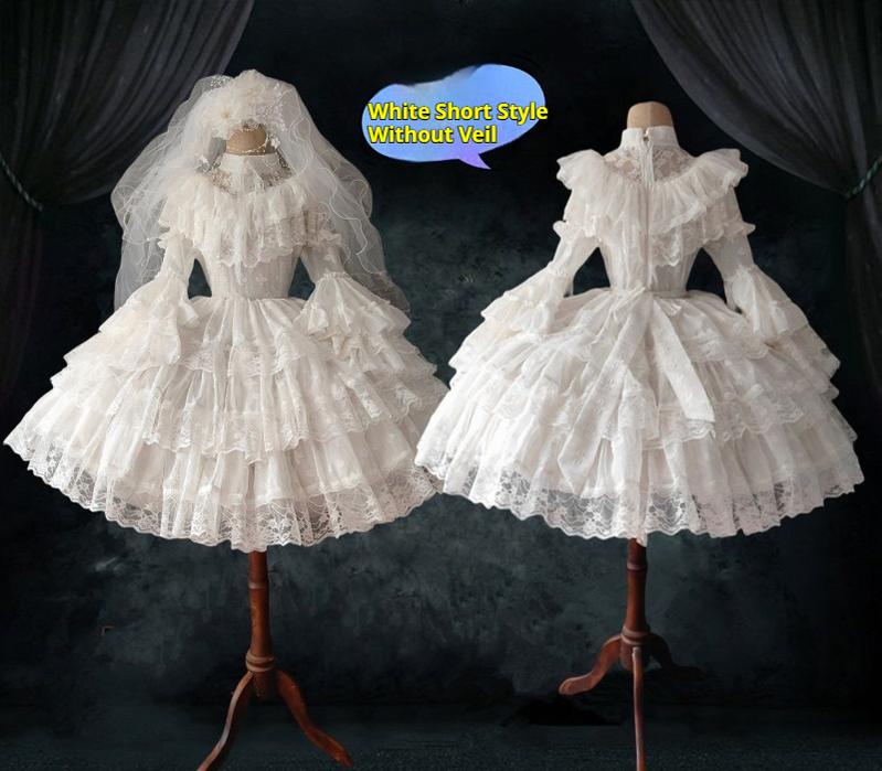 Teddy Bear - Halloween Gothic Wedding Lolita OP Dress