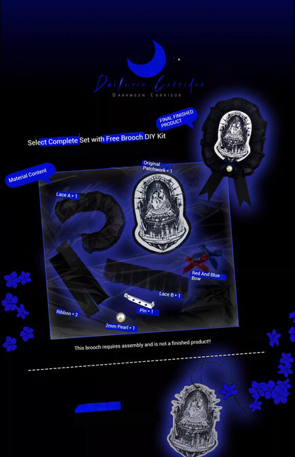 Caged Bird Hotel - Eclipsed Moon Gallery - Plus Size Halloween Gothic Lolita Skirt & Bodice Set