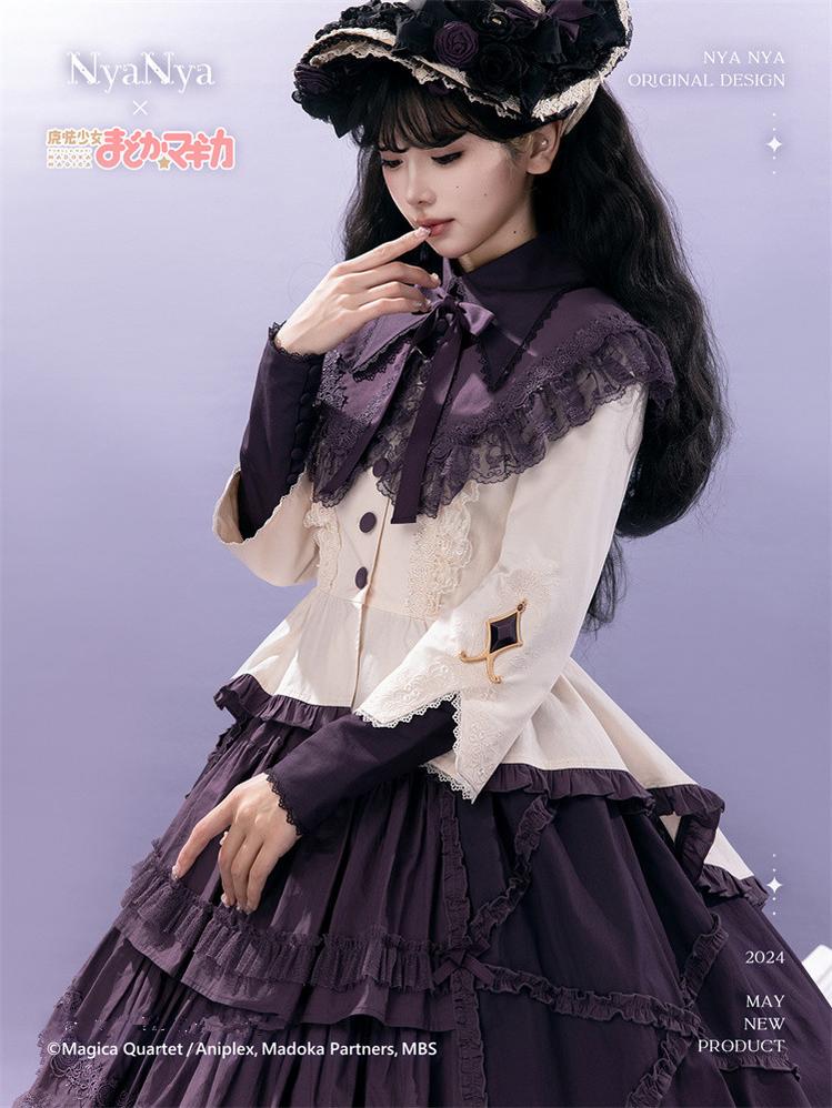 NyaNya - IP Collab Dreamy Memories Themed Lolita OP Dress