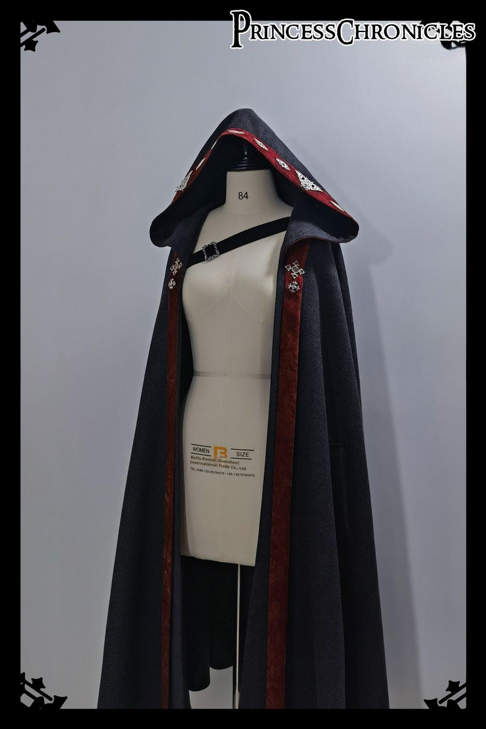 Princess Chronicles - Divine Covenant - Retro Ouji Lolita Pants Suit Male Lolita Long Cape