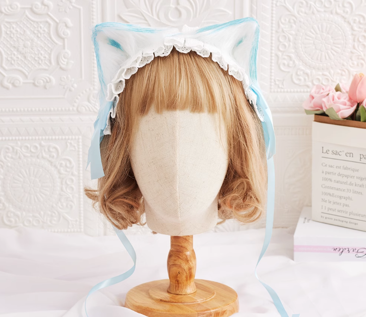 Sugar Time - Kawaii Lolita Cat Ears Design Headband