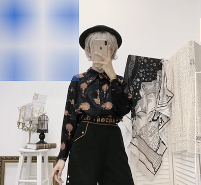 Princess Chronicles - Arms of Glory - Retro Ouji Lolita Prince Black Flat Bonnet