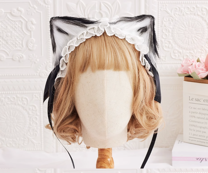 Sugar Time - Kawaii Lolita Cat Ears Design Headband