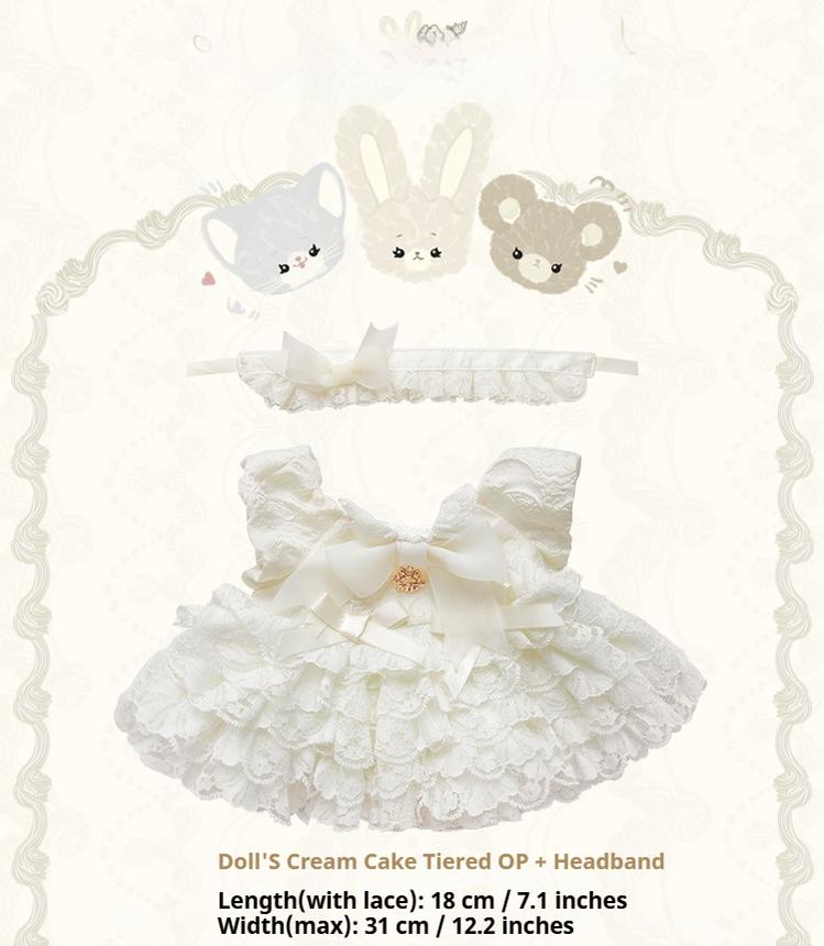 Mademoiselle Pearl - Pearl Doll Cabinet - Kawaii Lolita Plush Doll Bag with Outfit