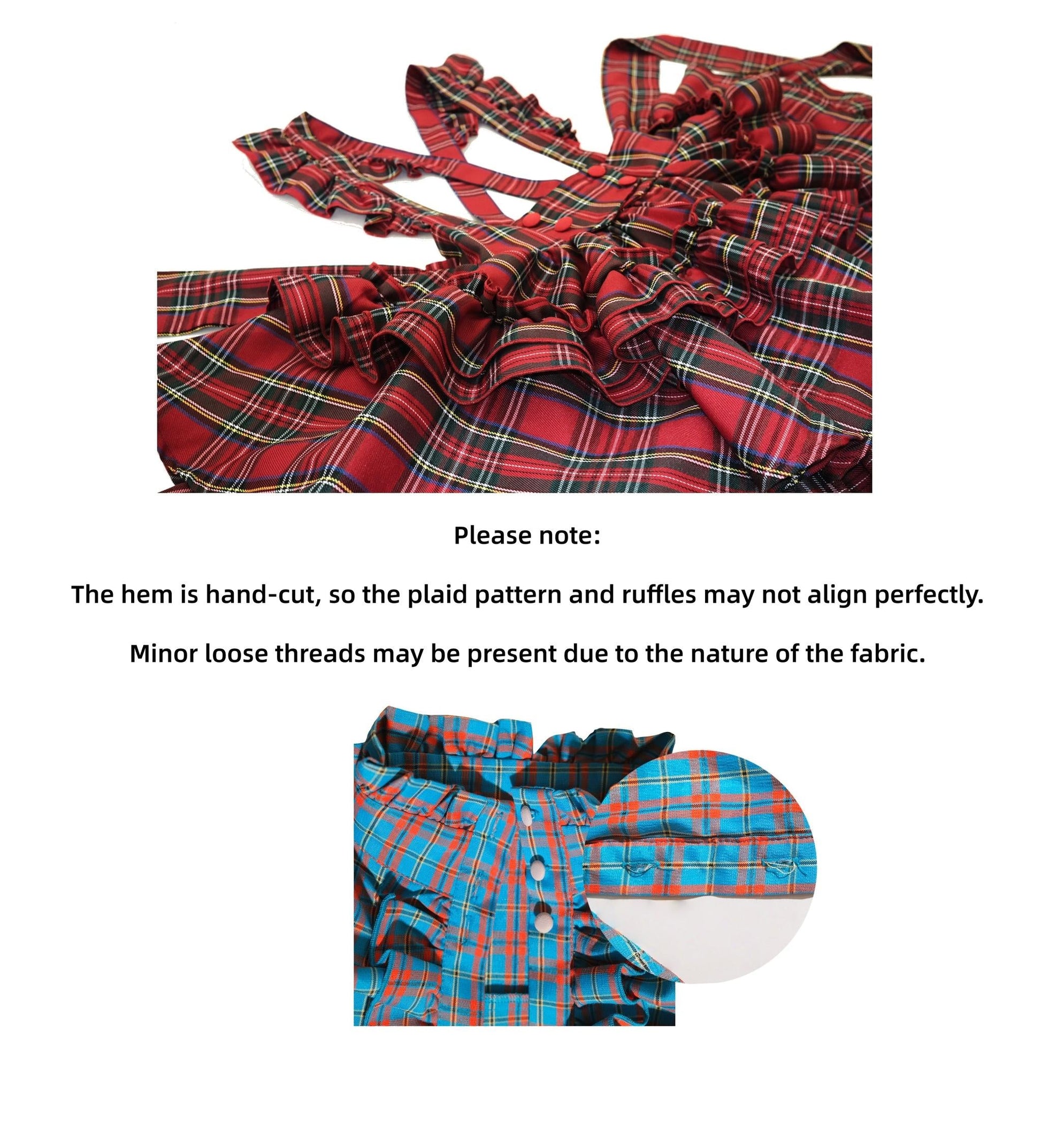 CATCOCOON - Humanoid Gift Box - Christmas Plaid Lolita Blouse & SK