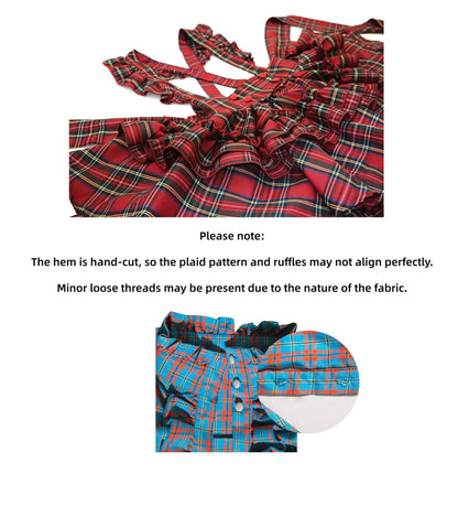 CATCOCOON - Humanoid Gift Box - Christmas Plaid Lolita Blouse & SK