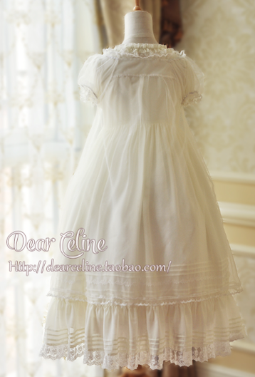 DearCeline - Midsummer Night's Dream - Daily Lolita Organza Covering Smock