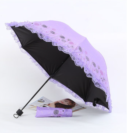 Qiteng - Daily Lolita Lace Princess Sunshade Parasol
