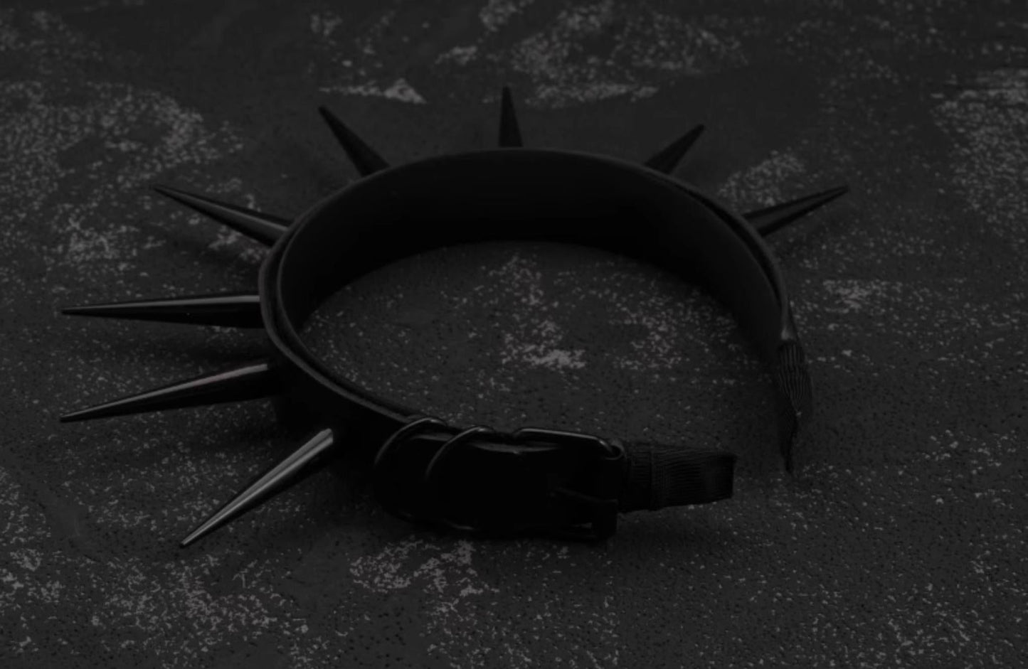 Strange Sugar - Punk Gothic Lolita KC Faux Leather Rivet Hair Accessories