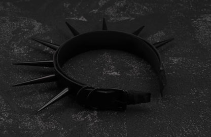 Strange Sugar - Punk Gothic Lolita KC Faux Leather Rivet Hair Accessories