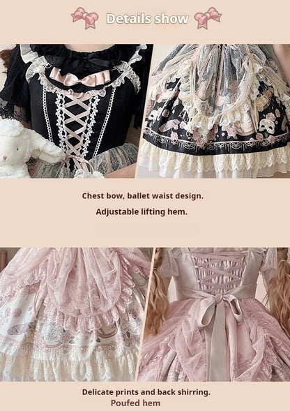 Sweet Date - Wedding Lolita Dress Bridal Elegant Retro JSK Daily Lolita Shirt