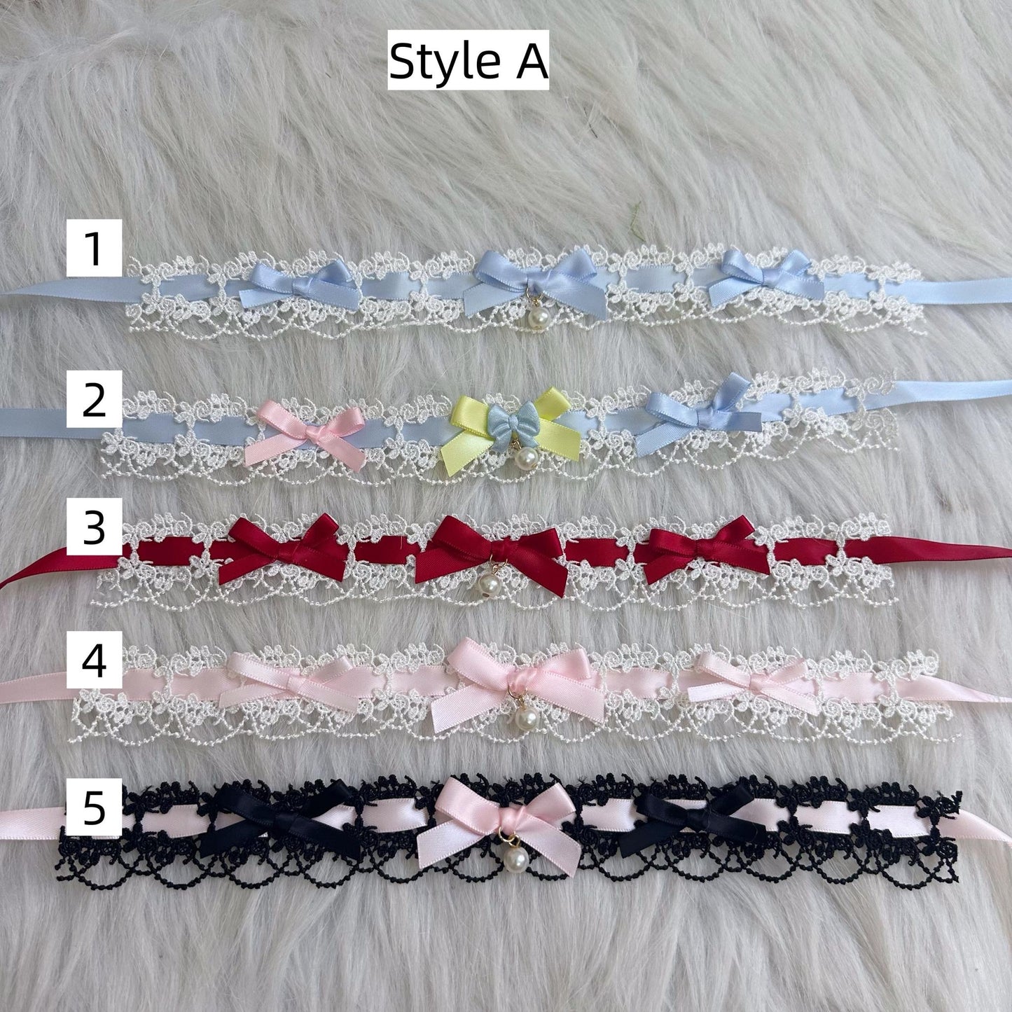 Chestnut Lolita - Sweet Lolita Headdress, Bow and Lace Decoration