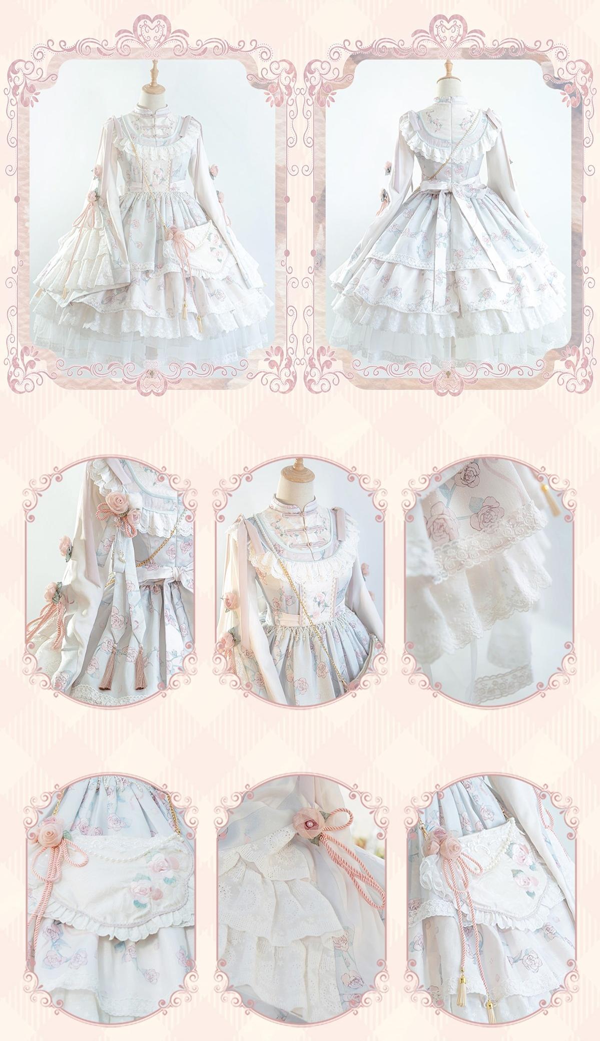 Bramble Rose - Exquisite Luo Shen - Qi Lolita OP Dress Chinese Style Lolita JSK