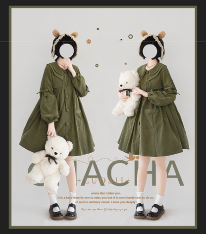 Forest Wardrobe - Country Lolita Warm Lovely Coat Multicolors