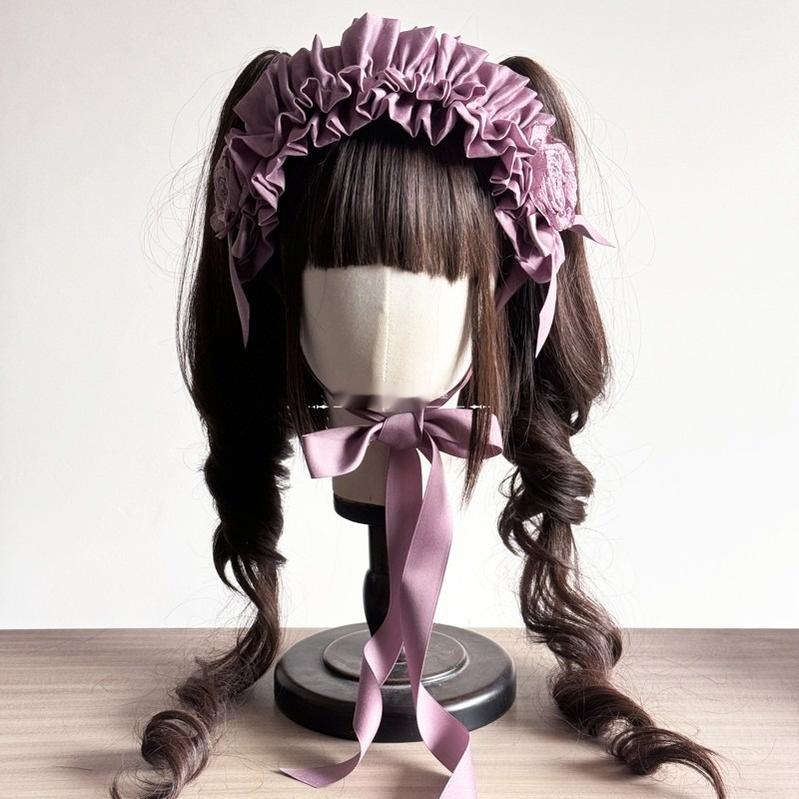 MAID - Elegant Lolita Hairband Bow Multiple Colors BNT