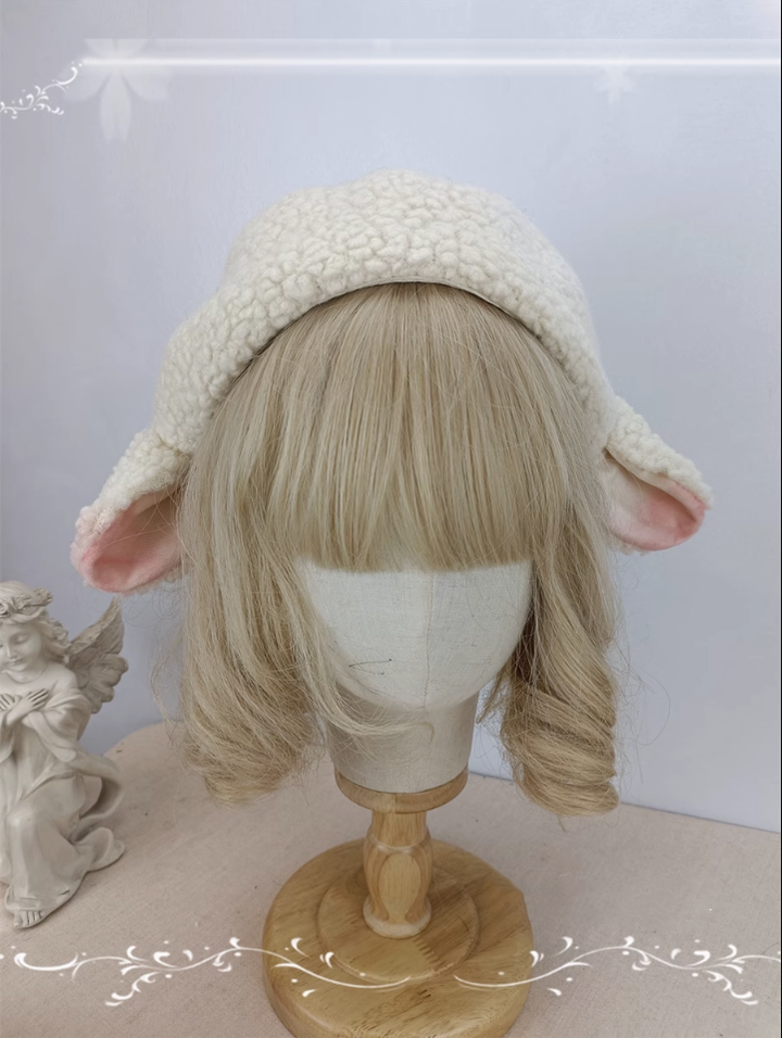 Cocoa Jam - Upgrade 3D Sheep Ear Lolita Beret