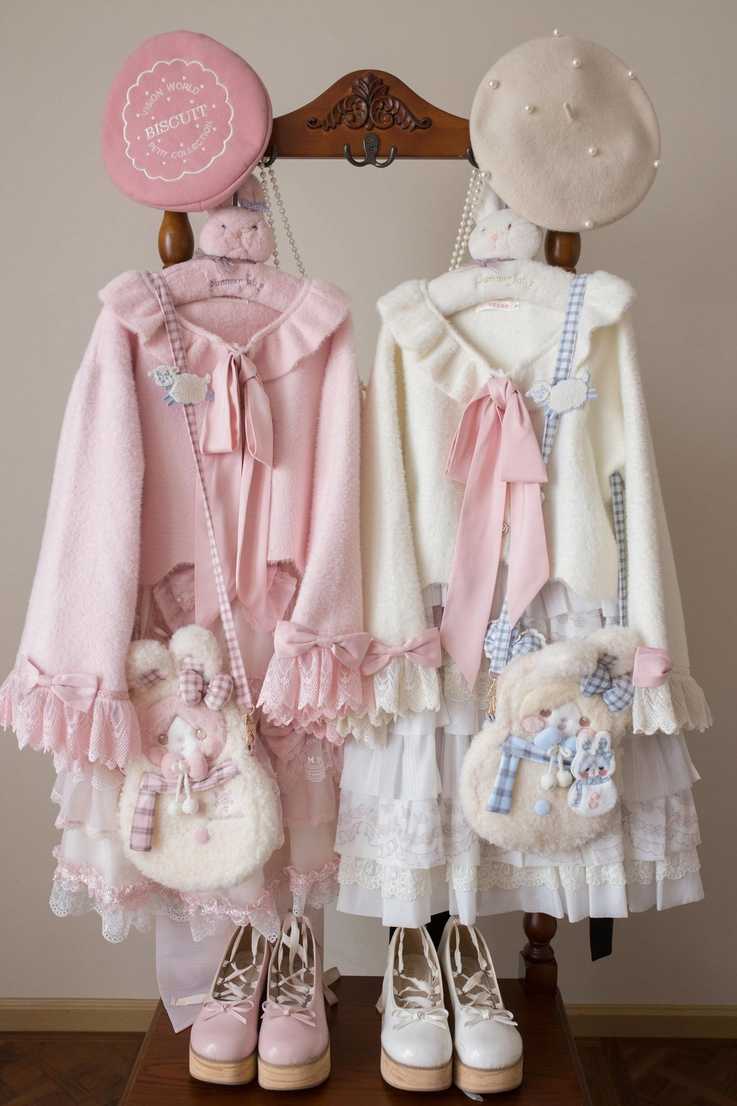 MIST - Qian's Letter - Sweet Lolita Sweater Winter Cardigan Coat