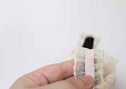 The Accessories' Story - Satin Ballet - Sweet Lolita Headdress Feather Bow