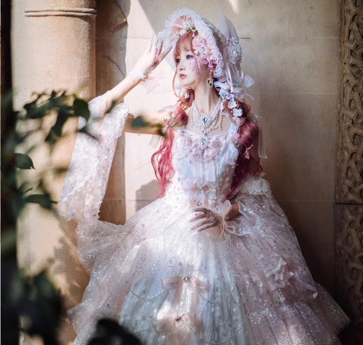 Cat Fair - Sakura Girl - Wedding Lolita Hair Accessories Bridal Hat Veil