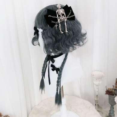 PippiPalace - Metaverse - Mix of Green And Blue Curly Short Wig