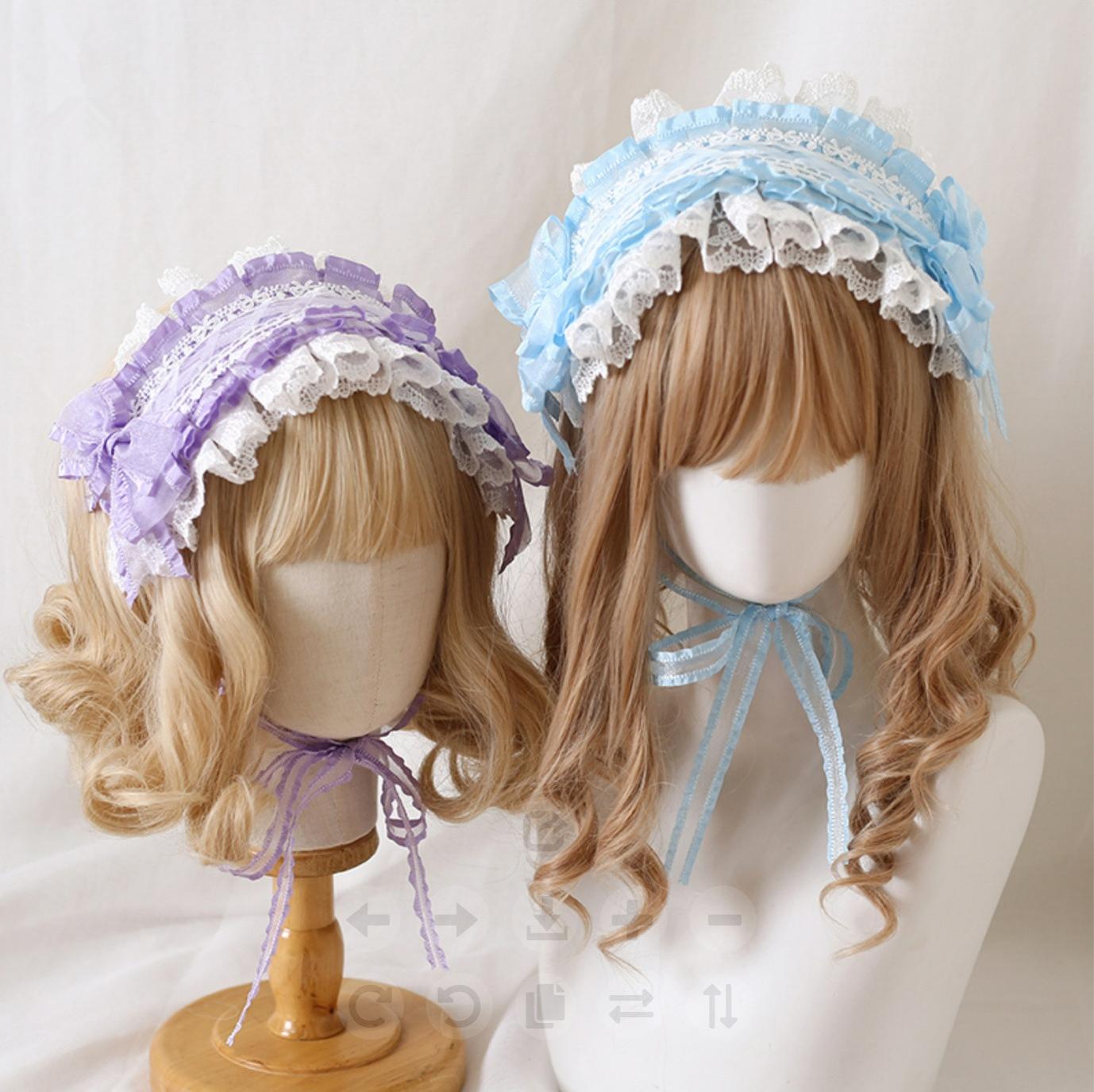 Xiaogui - Mood Limited - Elegant Lolita Headdress Bow Lace KC