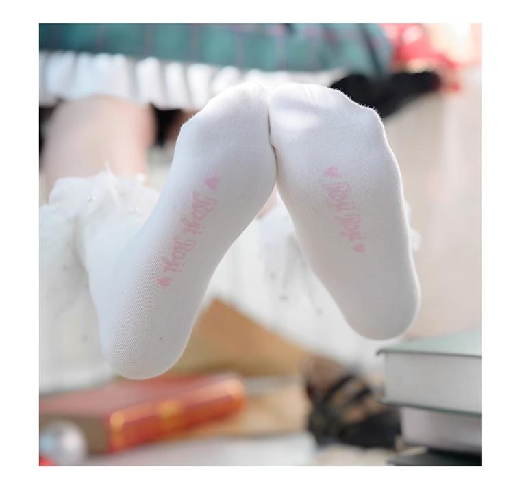 Roji Roji - Sweet Lolia Socks Mid-tube Cotton Lolita Lace Bow Socks
