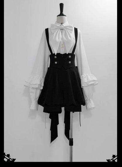 Princess Chronicles - Doll - Retro Lolita Cross Necklace Elegant Pearl Accessory