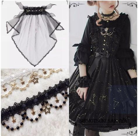 Sakuya Lolita - Whisper Of Stars - Constellation Foil Printing Elegant Lolita High Waist JSK Dress