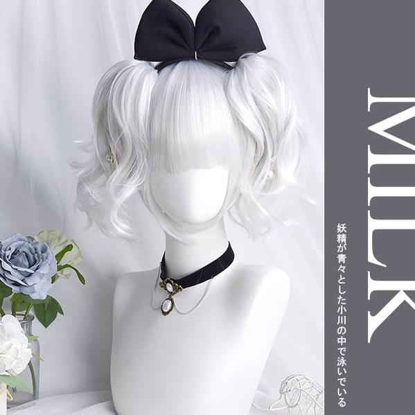 Sinwavy - Pandora's Box - Lolita Short Wig with Cute Double Ponytails