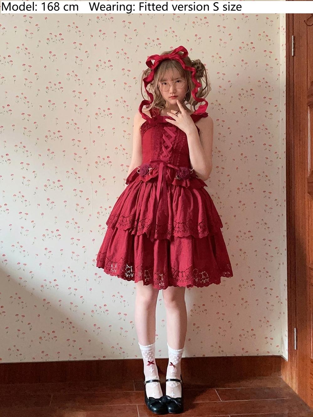 Miss Point - Forest Waltz - Cotton Lolita Camisole Embroidered Cami Top