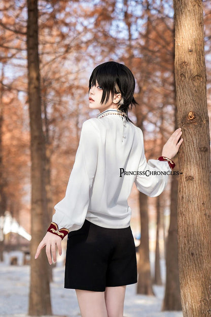 Princess Chronicles - Fortune and Treasure - Chinese Style Shorts Set with Cash Coins Details