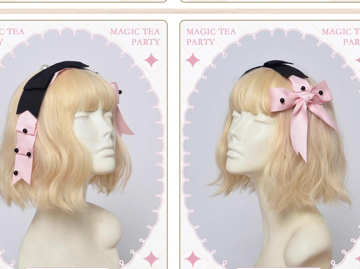 Magic Tea Party - Lena's Garland - Elegant Lolita HeaddressPearl Headband Set with Hair Clip
