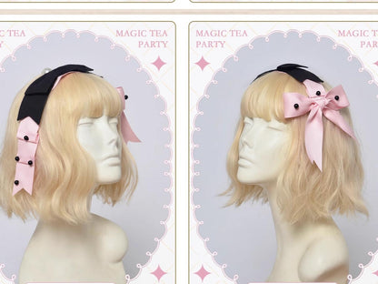 Magic Tea Party - Lena's Garland - Elegant Lolita HeaddressPearl Headband Set with Hair Clip