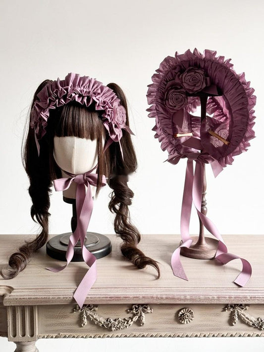 MAID - Elegant Lolita Hairband Bow Multiple Colors BNT