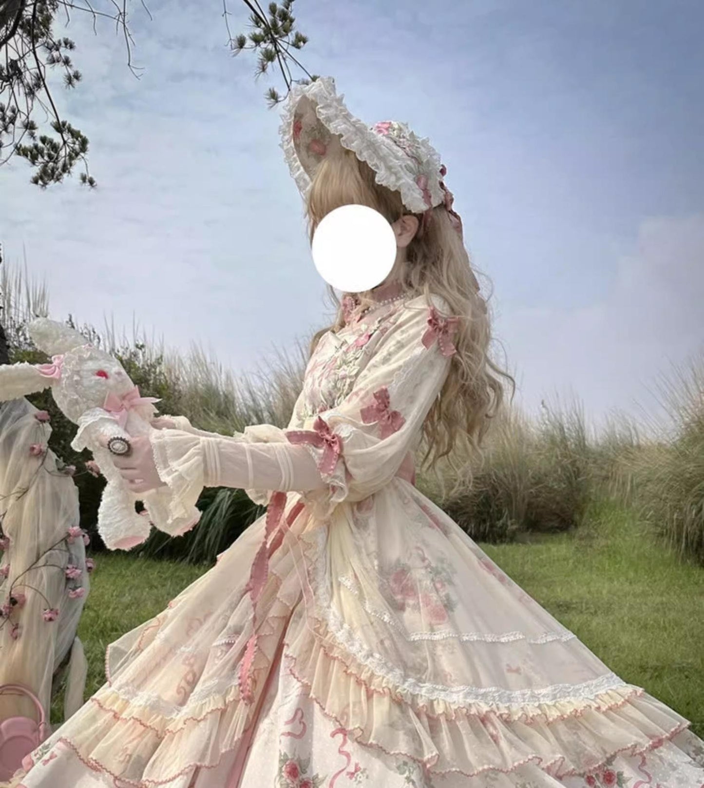 Miaoplus - Romantic Seizure - Sweet Lolita OP Mutton Sleeve Lolita Dress