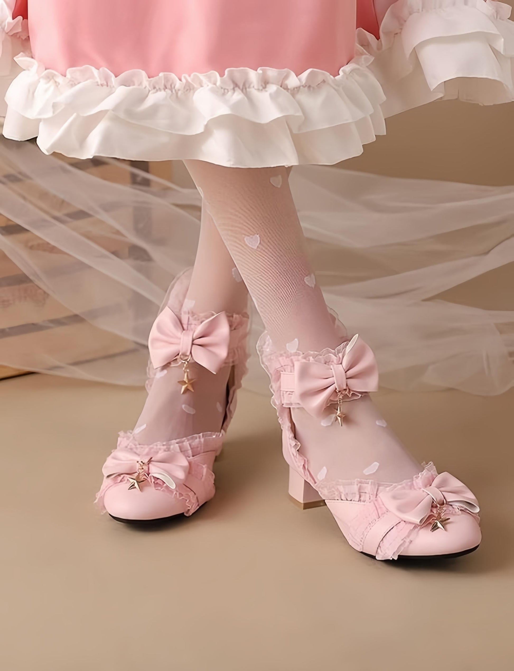 Yana - Shining Star - Sweet Lolita Bow Mary Jane Shoes