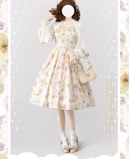 Forest Wardrobe - Forest Basket 3.0 - Vintage Lolita JSK Dress for Summer