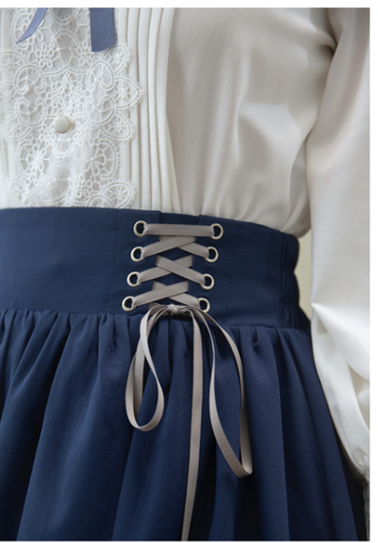 EESSILY - Countess's Autumn Tour - Retro Lolita Embroidery Long SK